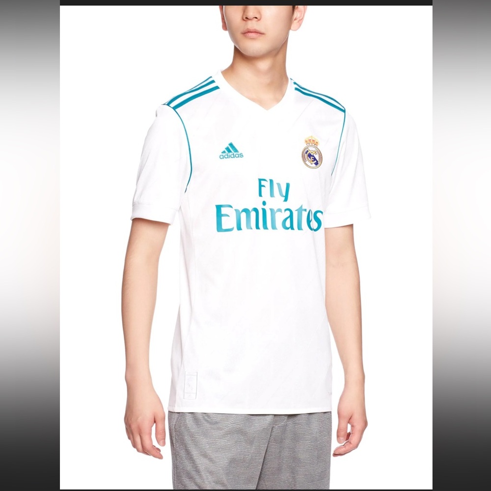 ADIDAS Men's Real Madrid Home Soccer Jersey 2017/18 - Picture 2 of 6